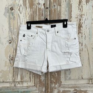 AG ADRIANO GOLDSCHMIED THE HALEY EX BOYFRIEND ROLL-UP size 29